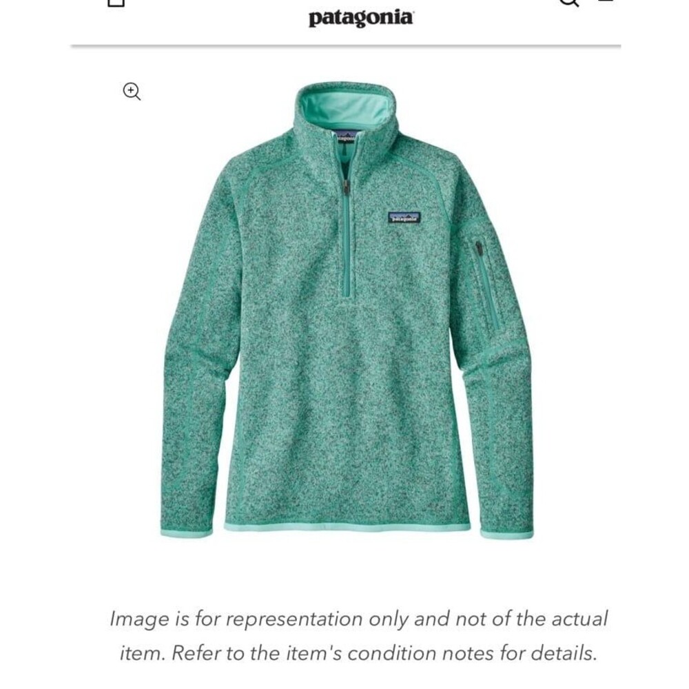 Patagonia Jacket Adult S Blue Teal Better Sweater Outdoors Jumper Coat Womens